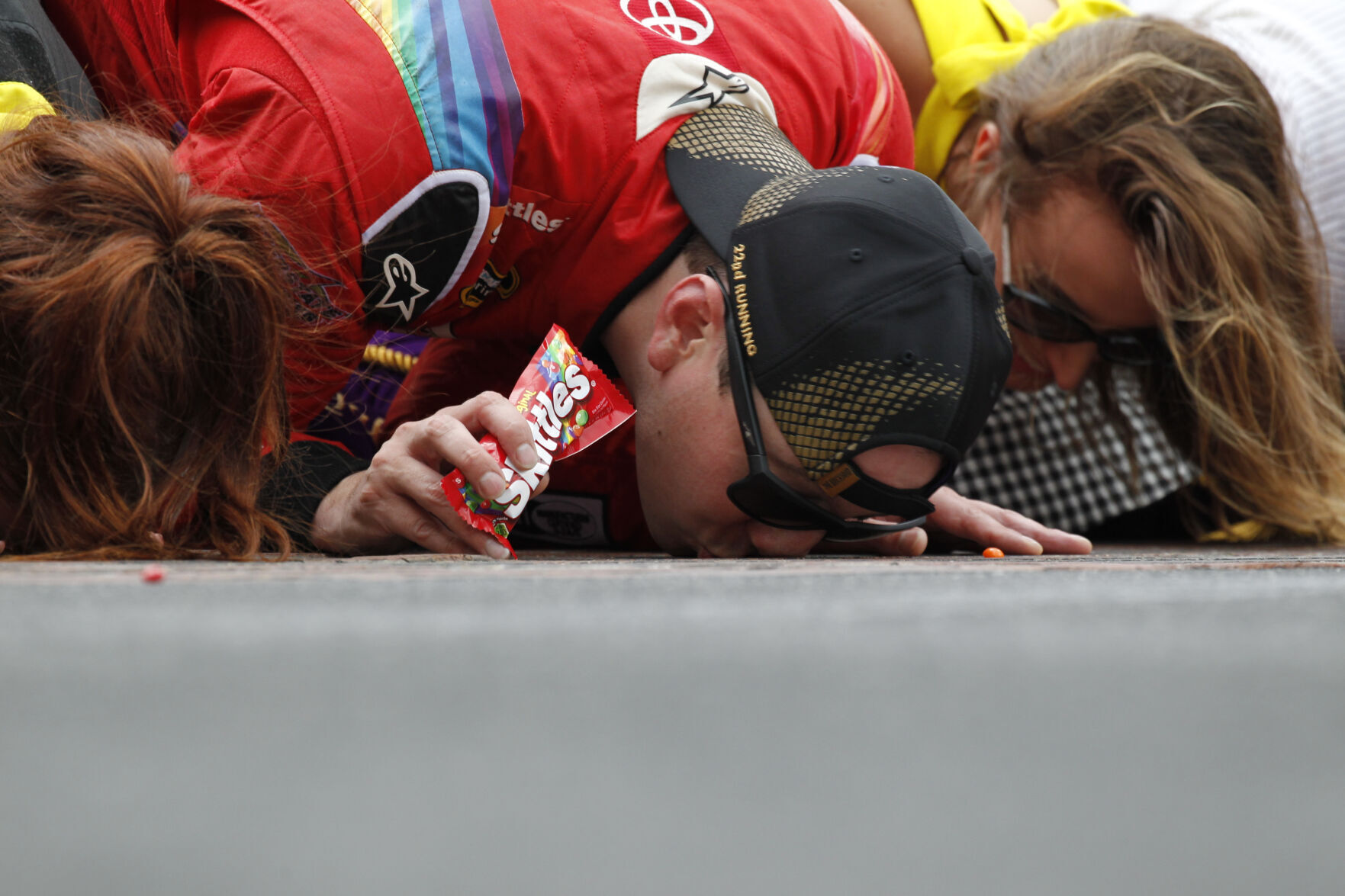 2015: Kyle Busch wins at Brickyard